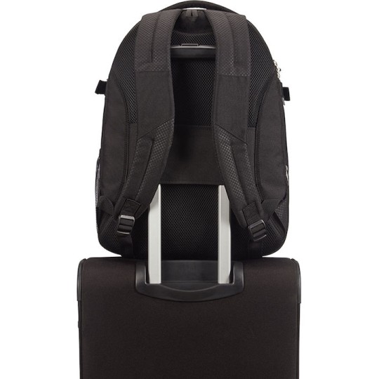 Samsonite Sonora Ανδρικό Υφασμάτινο Σακίδιο Πλάτης Μαύρο (128090-1041-1CNU)