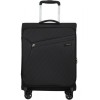 Samsonite Litebeam Spinner 55/20 Cabin Softshell Bαλίτσα Black