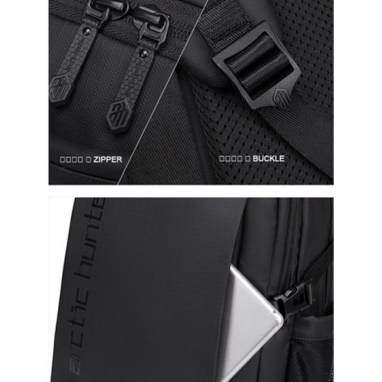 ARCTIC HUNTER B00530 Τσάντα Πλάτης με Θήκη Laptop 15.6", 24L, Μπλε