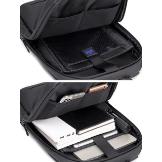 ARCTIC HUNTER B00529 Τσάντα Πλάτης με Θήκη Laptop 15.6", 22L, Γκρι