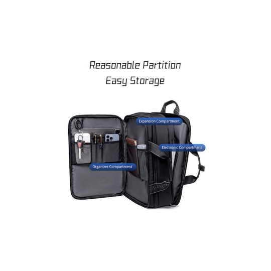 ARCTIC HUNTER B00540 Τσάντα Πλάτης με Θήκη Laptop 15.6", 18L, Μαύρη ARCTIC HUNTER B00540 Τσάντα Πλάτης με Θήκη Laptop 15.6", 18L, Μαύρη