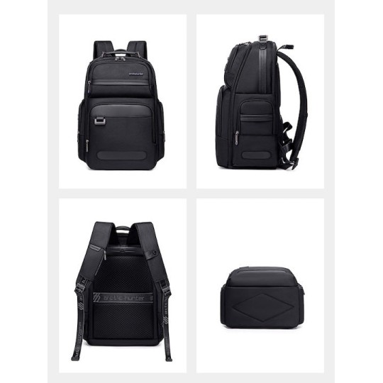 ARCTIC HUNTER B00492 Τσάντα Πλάτης με Θήκη Laptop 15.6", 22L, Μαύρη