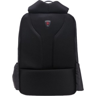 ARCTIC HUNTER B00208 Τσάντα Πλάτης με Θήκη Laptop 15.6", Λουκέτο TSA, 24L, Μαύρη