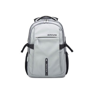 ARCTIC HUNTER B00388 Τσάντα Πλάτης με Θήκη Laptop 15.6", USB, 27L, Γκρι