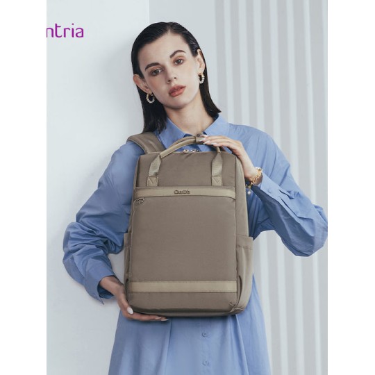 CHANTRIA CB00639 Γυναικεία Τσάντα Πλάτης με Θήκη Laptop 14", 12.5L, Χακί