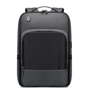 ARCTIC HUNTER B00403 Τσάντα Πλάτης με Θήκη Laptop 15.6", USB, 19L, Γκρι