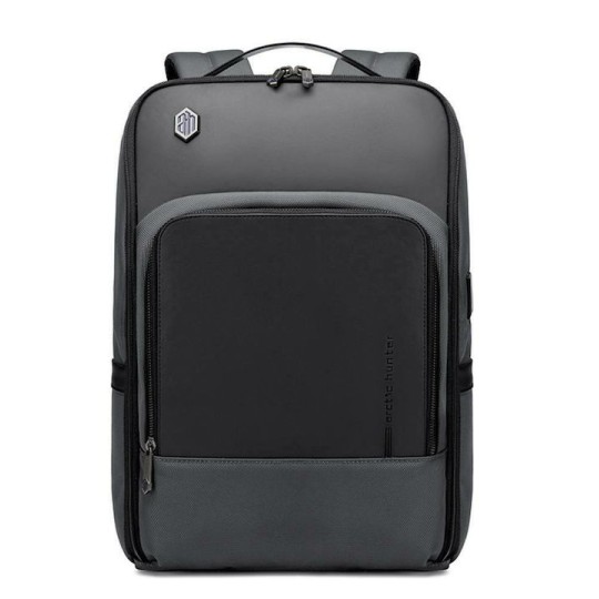 ARCTIC HUNTER B00403 Τσάντα Πλάτης με Θήκη Laptop 15.6", USB, 19L, Γκρι