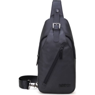 Arctic Hunter XB13006-BK Ανδρική Τσάντα Στήθους Crossbody Αδιάβροχη Μαύρη