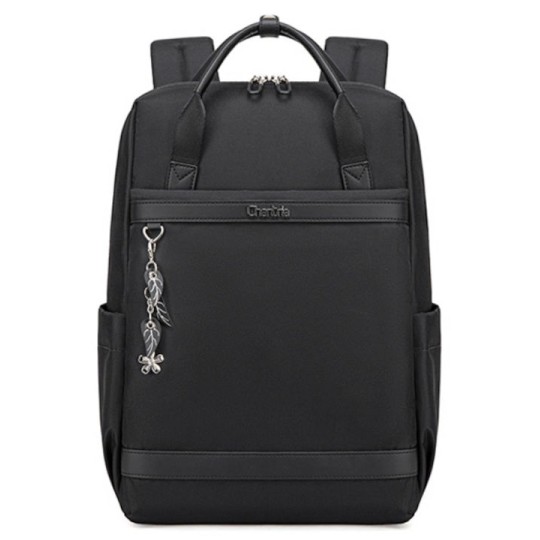 Chantria Γυναικεία Τσάντα Πλάτης για Laptop 14" Μαύρο CB00639-BK