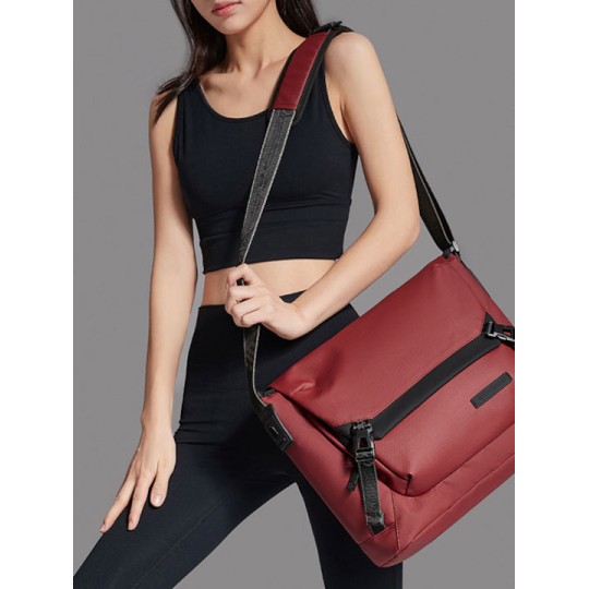 Arctic Hunter Τσάντα Ώμου K00528 με Θήκη Tablet 10L Κόκκινη (K00528-RD)