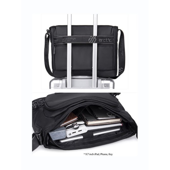 Arctic Hunter Τσάντα Ώμου K00528 με Θήκη Tablet 10L Κόκκινη (K00528-RD)