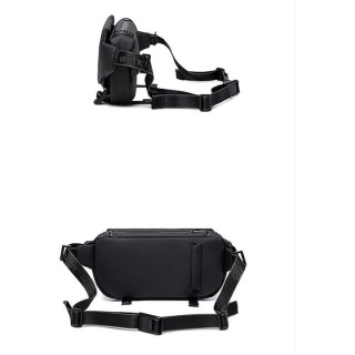 Arctic Hunter Τσάντα Μέσης YB00047 2L Μαύρο