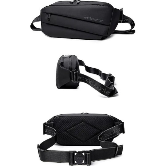 Arctic Hunter Τσάντα Μέσης YB00029-BK 2.5L Μαύρο