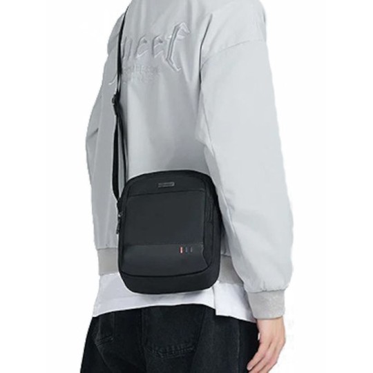 Arctic Hunter Τσάντα Ώμου με Θήκη Tablet Μαύρο (K00063-BK)