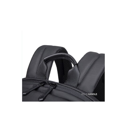 Arctic Hunter Αδιάβροχη Τσάντα Πλάτης για Laptop 15.6" Γκρι B00536-GY