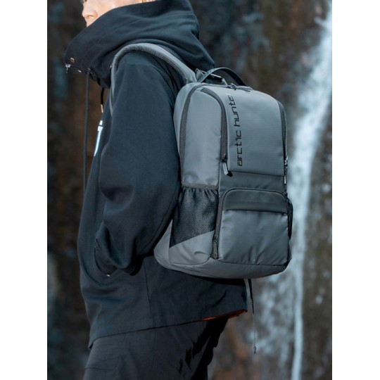 Arctic Hunter Αδιάβροχη Τσάντα Πλάτης για Laptop 15.6" Γκρι B00532-GY