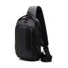Arctic Hunter Τσάντα Crossbody XB00100-BK USB Αδιάβροχη Μαύρο