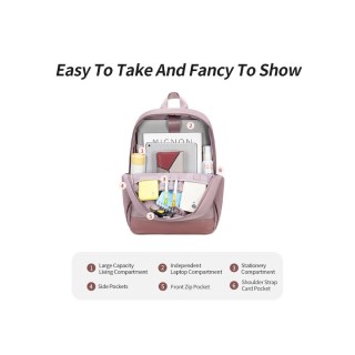 Chantria Τσάντα Πλάτης για Laptop 14" Χακί CB00648-KH