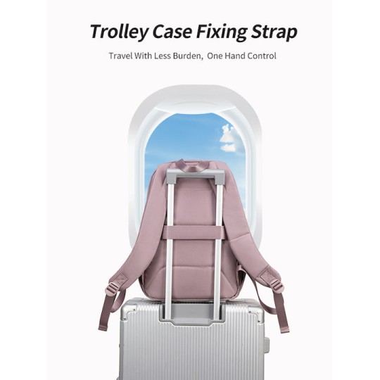 Chantria Τσάντα Πλάτης για Laptop 14" Χακί CB00648-KH