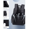 Arctic Hunter Αδιάβροχη Τσάντα Πλάτης για Laptop 17" Μαύρο B00544-BK
