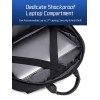 Arctic Hunter Αδιάβροχη Τσάντα Πλάτης για Laptop 17" Μαύρο B00544-BK