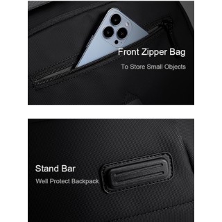 Arctic Hunter Αδιάβροχη Τσάντα Πλάτης για Laptop 15.6" Μαύρο B00558-BK