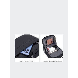 Arctic Hunter Τσάντα Crossbody XB00541 με Θήκη Tablet 4L Mαύρη (XB00541-BK)