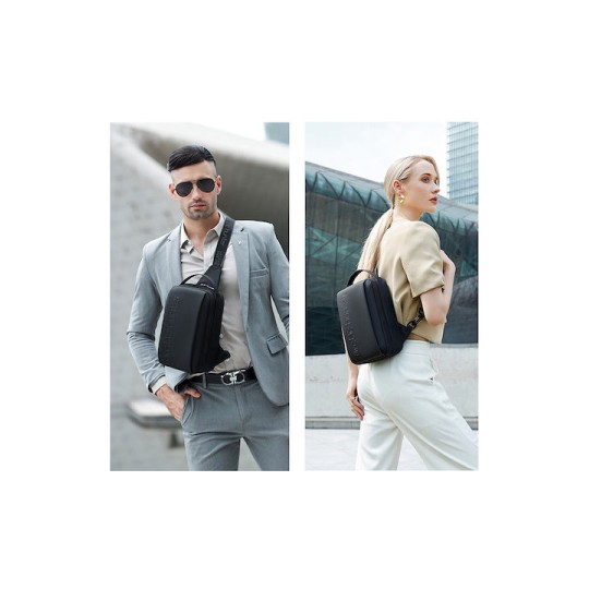 Arctic Hunter Τσάντα Crossbody XB00541 με Θήκη Tablet 4L Γκρι (XB00541-GY)