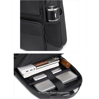 Arctic Hunter Αδιάβροχη Τσάντα Πλάτης για Laptop 15.6" Μαύρο B00532-BK