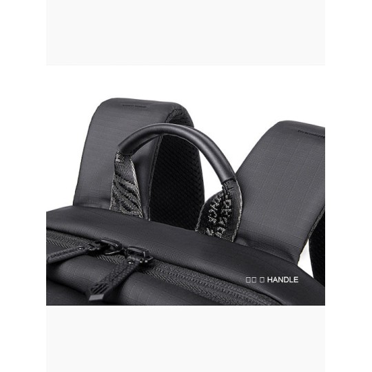 Arctic Hunter Αδιάβροχη Τσάντα Πλάτης για Laptop 15.6" Μαύρο B00529-BK