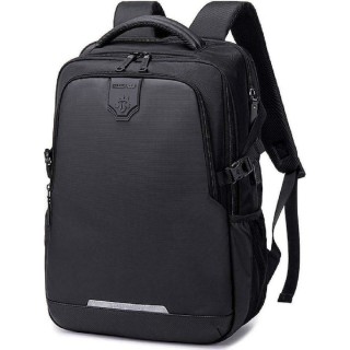 GOLDEN WOLF GB00444  Τσάντα Πλάτης με Θήκη Laptop 15.6", 23L, Μαύρη