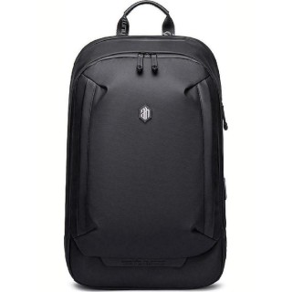 ARCTIC HUNTER  B00443 Τσάντα Πλάτης με Θήκη Laptop 15.6, USB, 19L, Μαύρη