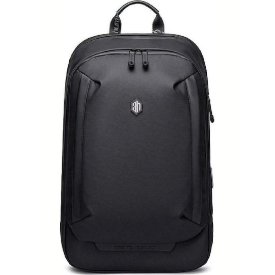 ARCTIC HUNTER  B00443 Τσάντα Πλάτης με Θήκη Laptop 15.6, USB, 19L, Μαύρη