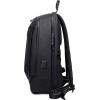 ARCTIC HUNTER  B00443 Τσάντα Πλάτης με Θήκη Laptop 15.6, USB, 19L, Μαύρη