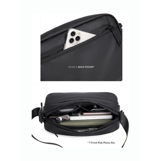 ARCTIC HUNTER  YB00518 Τσάντα Ώμου με Θήκη Tablet, 3L, Γκρι