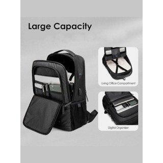 ARCTIC HUNTER GOLDEN WOLF GB00402 Τσάντα Πλάτης με Θήκη Laptop 15.6'' 20-25L Μαύρη ARCTIC HUNTER GOLDEN WOLF GB00402 Τσάντα Πλάτης με Θήκη Laptop 15.6'' 20-25L Μαύρη