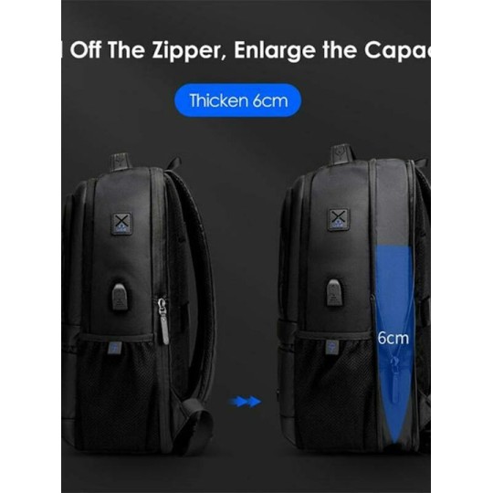 ARCTIC HUNTER GOLDEN WOLF GB00402 Τσάντα Πλάτης με Θήκη Laptop 15.6'' 20-25L Μαύρη