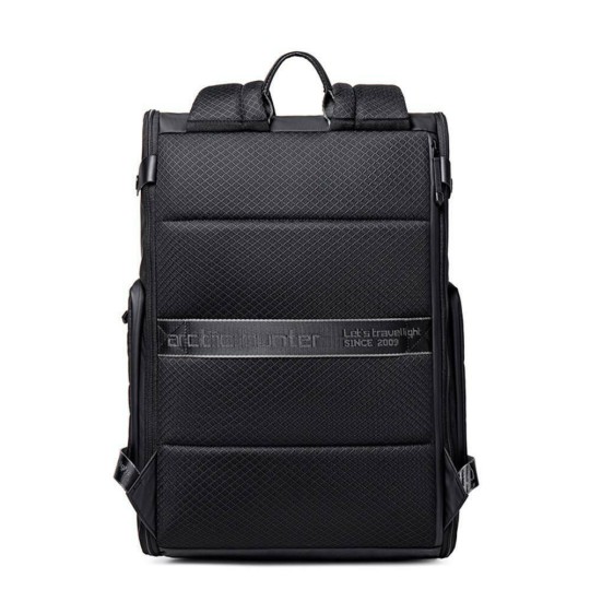 Arctic Hunter B00465 Waterproof Backpack for 15.6" Laptop Black