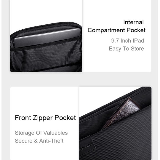 Arctic HunterMen's Bag Shoulder Crossbody Y00561-GY Gray