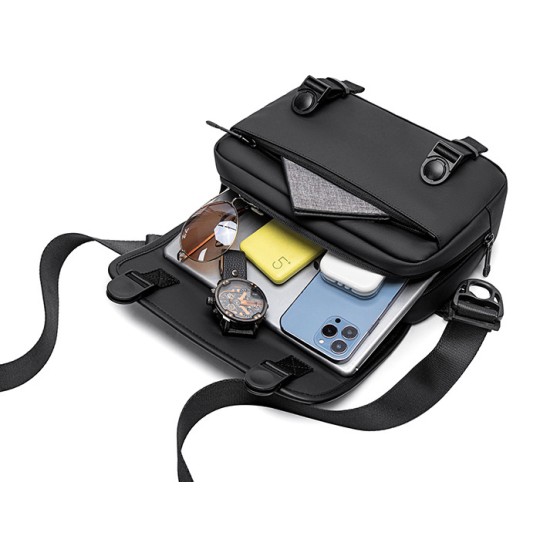 Arctic Hunter Men's Bag Shoulder K00568-GY Crossbody Gray