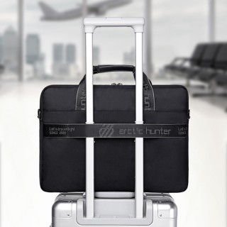 Arctic Hunter Waterproof Shoulder Handheld Bag for 15.6" Laptop Black GW00022-BK