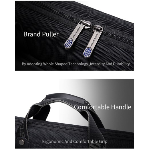 Arctic Hunter Waterproof Shoulder Handheld Bag for 15.6" Laptop Black GW00022-BK
