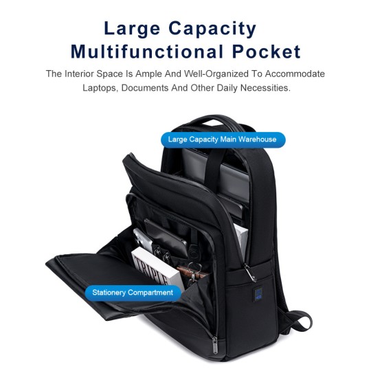 Arctic Hunter B00672 Backpack for 15.6" Laptop Gray