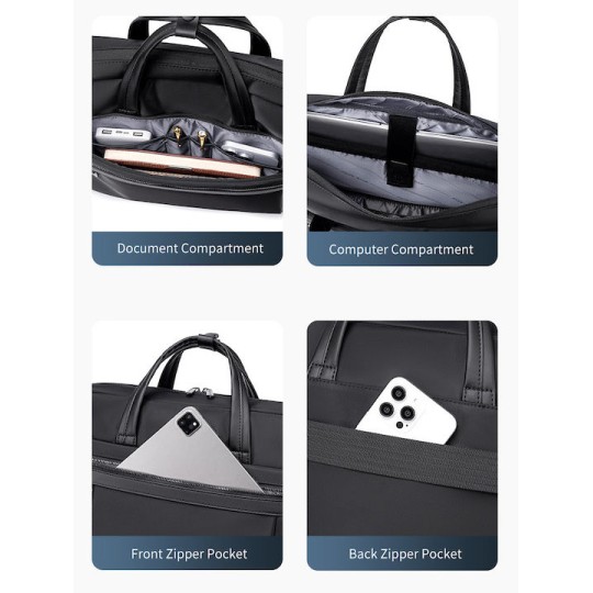 ARCTIC HUNTER GWB00849 Τσάντα Ώμου με Θήκη Laptop 15.6", 14L, Χακί ARCTIC HUNTER GWB00849 Τσάντα Ώμου με Θήκη Laptop 15.6", 14L, Χακί