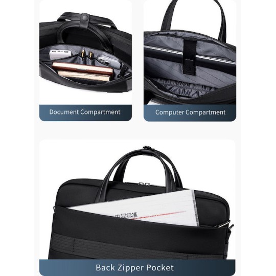 ARCTIC HUNTER GWB00848 Τσάντα Ώμου με Θήκη Laptop 15.6" 9L Χακί