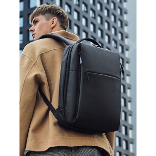 ARCTIC HUNTER 1701L  Τσάντα Πλάτης με Θήκη Laptop 15.6", USB, 17L Μαύρη