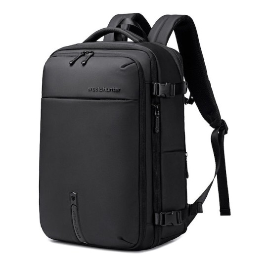 ARCTIC HUNTER B00866  Τσάντα Πλάτης με Θήκη laptop 15.6"  35.5L/49.5L Μαύρη