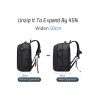 ARCTIC HUNTER B00866  Τσάντα Πλάτης με Θήκη laptop 15.6"  35.5L/49.5L Μαύρη