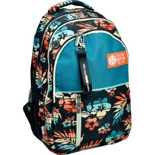 Maui & Sons Elementary School Backpack with Water Bottle Holder Multicolour 30lt 30x28x48cm