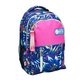 Maui & Sons School Bag Backpack Elementary Multicolour with Water Bottle Holder 30Liters